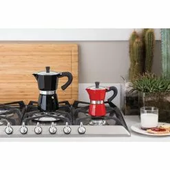 Coffee Star 6-Cup Black Cast Aluminum Coffee Maker by Tognana 11 Coffee Star 6-Cup Black Cast Aluminum Coffee Maker by Tognana -Cookware Sales Shop black tognana tea kettles v4430064702 31 1000