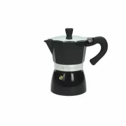 Coffee Star 6-Cup Black Cast Aluminum Coffee Maker by Tognana