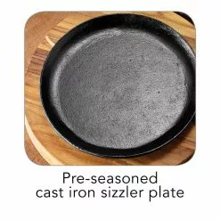 Churrasco 9 in. Cast Iron Sizzle and Serve Pan in Black 4-Pack by Tramontina 9 Churrasco 9 in. Cast Iron Sizzle and Serve Pan in Black 4-Pack by Tramontina -Cookware Sales Shop black tramontina skillets 80131 351ds 4f 1000