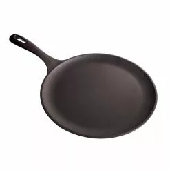 10.5 in. Cast Iron Comal Griddle and Crepe Pan, Seasoned by Victoria -Cookware Sales Shop black victoria skillets gdl 186 1f 1000