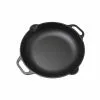 13 in. Black Cast Iron Everyday Skillet with Loop Handles by Victoria 2 13 in. Black Cast Iron Everyday Skillet with Loop Handles by Victoria -Cookware Sales Shop black victoria skillets skl 313 64 1000