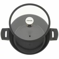 Noir 7 qt. Black Cast Aluminum Ceramic Nonstick Dutch Oven by Zavor 8 Noir 7 qt. Black Cast Aluminum Ceramic Nonstick Dutch Oven by Zavor -Cookware Sales Shop black zavor dutch ovens zavor zcwnr35 4f 1000