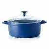 5.5QT Blue Aluminum Big Batch Dutch Oven with Lid by Blue Diamond 1 5.5QT Blue Aluminum Big Batch Dutch Oven with Lid by Blue Diamond -Cookware Sales Shop blue blue diamond dutch ovens cc003732 001 64 1000
