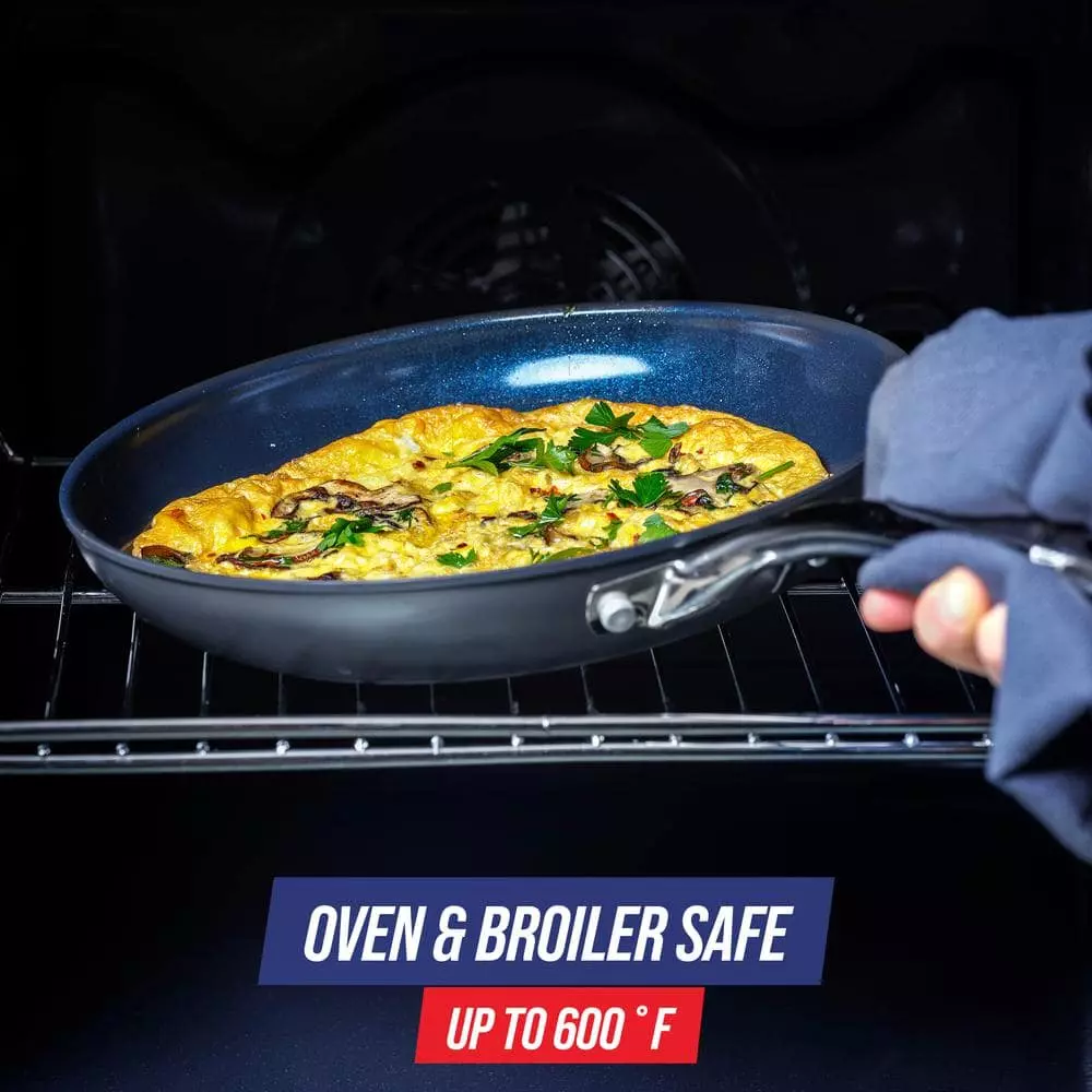 HD 10-Piece Hard Anodized Aluminum Cookware Set by Blue Diamond 12 HD 10-Piece Hard Anodized Aluminum Cookware Set by Blue Diamond - Image 10