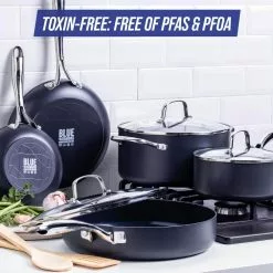 HD 10-Piece Hard Anodized Aluminum Cookware Set by Blue Diamond 14 HD 10-Piece Hard Anodized Aluminum Cookware Set by Blue Diamond -Cookware Sales Shop blue blue diamond pot pan sets cc006153 001 66 1000