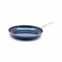 12 in. Aluminum Ceramic Nonstick Frying Pan in Blue by Blue Diamond