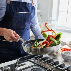 Stainless Clad Pro 2-Piece Stainless Steel Frying Pan Set by Blue Diamond 11 Stainless Clad Pro 2-Piece Stainless Steel Frying Pan Set by Blue Diamond -Cookware Sales Shop blue blue diamond skillets cc005653 001 1f 1000