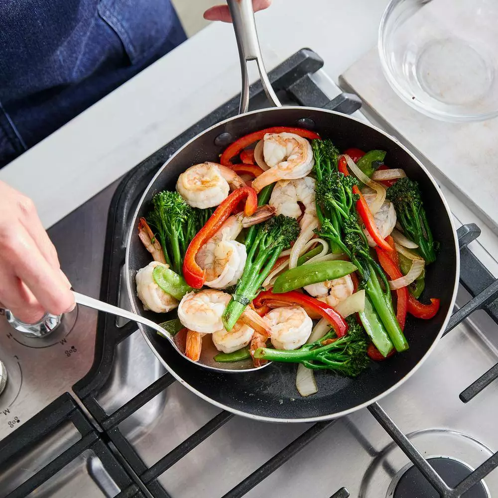 Stainless Clad Pro 2-Piece Stainless Steel Frying Pan Set by Blue Diamond 5 Stainless Clad Pro 2-Piece Stainless Steel Frying Pan Set by Blue Diamond - Image 3