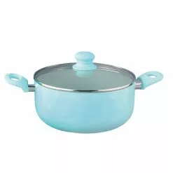 7-Piece Nonstick Aluminum Cookware Set in Blue by Brentwood Appliances -Cookware Sales Shop blue brentwood appliances pot pan sets bps 207bl 1f 1000