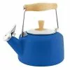 Sven 5.6-Cups Blue Cove Enamel-on-Steel Tea Kettle with Rubberwood Handle and Knob by Chantal 2 Sven 5.6-Cups Blue Cove Enamel-on-Steel Tea Kettle with Rubberwood Handle and Knob by Chantal -Cookware Sales Shop blue cove chantal tea kettles 37 svenwd2 bc 64 1000