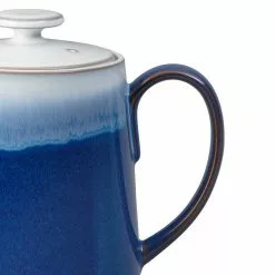 Blue Haze 8-Cup Stoneware Teapot by Denby -Cookware Sales Shop blue denby tea kettles bhz 091 4f 1000