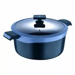 Gastro Diamond Cast Aluminum 7.5 qt. Dutch Oven with Tempered Glass Lid by MasterPRO