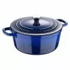 6 qt. Cast Iron Dutch Oven with Lid by MasterPRO -Cookware Sales Shop blue dutch ovens mpus16321blu 64 1000
