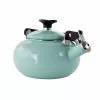 1.5 Quart Enamel On Steel Whistling Tea Kettle in Blue by KENMORE 1 1.5 Quart Enamel On Steel Whistling Tea Kettle in Blue by KENMORE -Cookware Sales Shop blue kenmore tea kettles 985114029m 64 1000