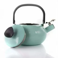 1.5 Quart Enamel On Steel Whistling Tea Kettle in Blue by KENMORE -Cookware Sales Shop blue kenmore tea kettles 985114029m c3 1000