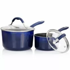 14-Piece Nonstick Aluminum Cookware Combo Set in Blue by Unbranded 15 14-Piece Nonstick Aluminum Cookware Combo Set in Blue by Unbranded -Cookware Sales Shop blue pot pan sets 985118432m 4f 1000