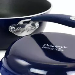 14-Piece Nonstick Aluminum Cookware Combo Set in Blue by Unbranded 19 14-Piece Nonstick Aluminum Cookware Combo Set in Blue by Unbranded -Cookware Sales Shop blue pot pan sets 985118432m 76 1000