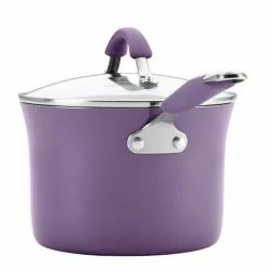 Cucina 18-Piece Aluminum Nonstick Cookware Set in Lavender by Rachael Ray 9 Cucina 18-Piece Aluminum Nonstick Cookware Set in Lavender by Rachael Ray -Cookware Sales Shop blue rachael ray pot pan sets 09361 66 1000