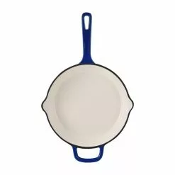 10 in. Cast Iron Frying Pan with Helper Handle by MasterPRO