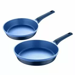 2-Piece Gastro Diamond Durable Cast Aluminum Fry Pan Set by MasterPRO