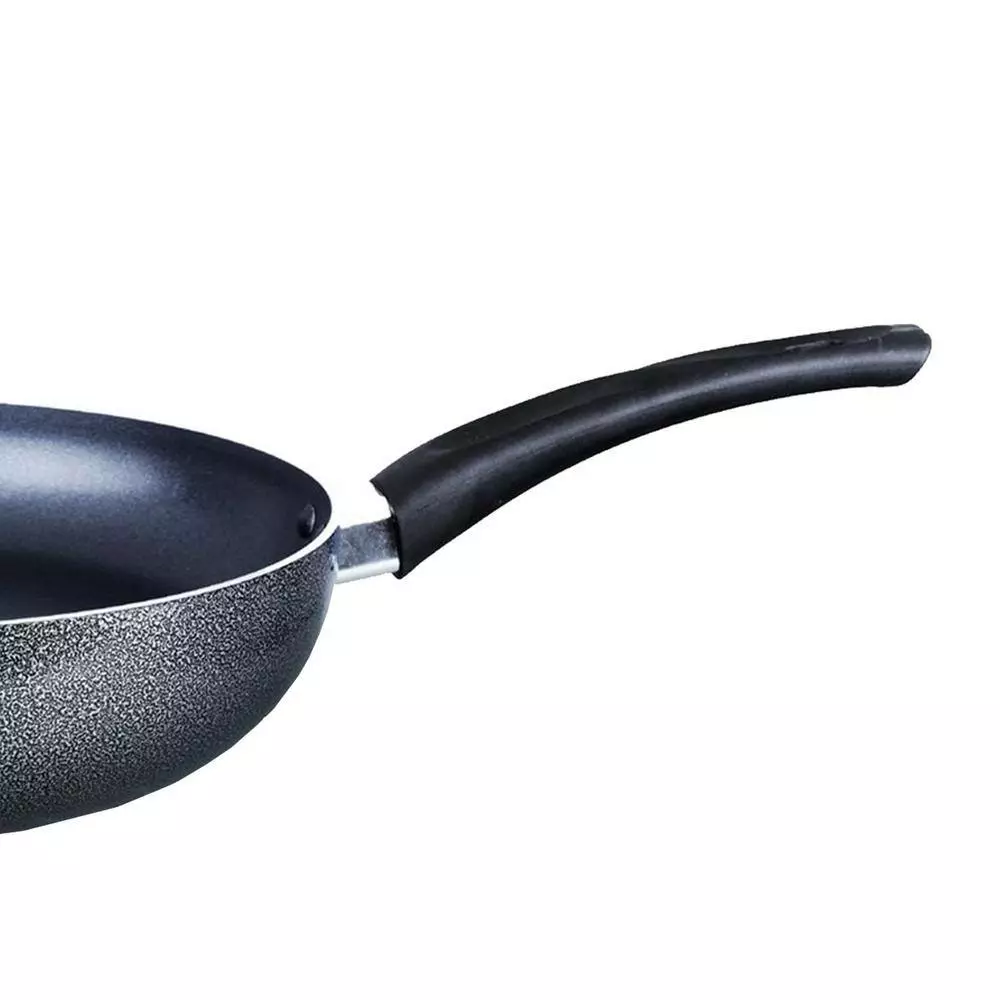 12 in. Black Aluminum Woks with Nonstick Surface by Brentwood 5 12 in. Black Aluminum Woks with Nonstick Surface by Brentwood - Image 3