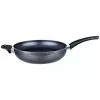 12 in. Black Aluminum Woks with Nonstick Surface by Brentwood