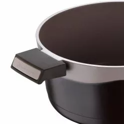 Gastro Titanium Cast Aluminum 4.8 qt. Dutch Oven with Tempered Glass by MasterPRO 12 Gastro Titanium Cast Aluminum 4.8 qt. Dutch Oven with Tempered Glass by MasterPRO -Cookware Sales Shop brown dutch ovens mpus14026brn 4f 1000