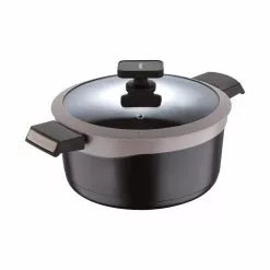 Gastro Titanium Cast Aluminum 4.8 qt. Dutch Oven with Tempered Glass by MasterPRO