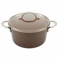 Ayesha Home Collection Porcelain Enamel Nonstick Cookware Set, 10-Piece, Brown Sugar by Ayesha Curry -Cookware Sales Shop brown sugar ayesha curry pot pan sets 10779 fa 1000