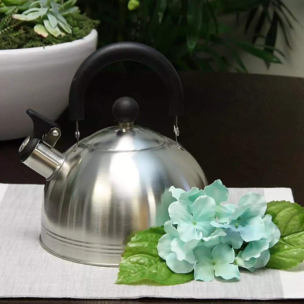 Carterton 6-Cup Stainless Steel Whistling Tea Kettle by Mr. Coffee 5 Carterton 6-Cup Stainless Steel Whistling Tea Kettle by Mr. Coffee - Image 3