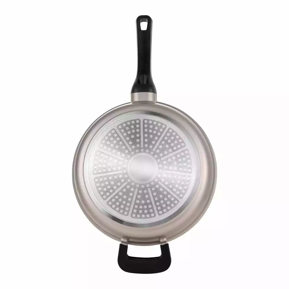 4 qt. Aluminum Saute Pan with Lid by BERGNER 6 4 qt. Aluminum Saute Pan with Lid by BERGNER - Image 4