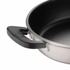 4 qt. Aluminum Saute Pan with Lid by BERGNER 16 4 qt. Aluminum Saute Pan with Lid by BERGNER -Cookware Sales Shop champagne saute pans bgus14005chp 76 1000