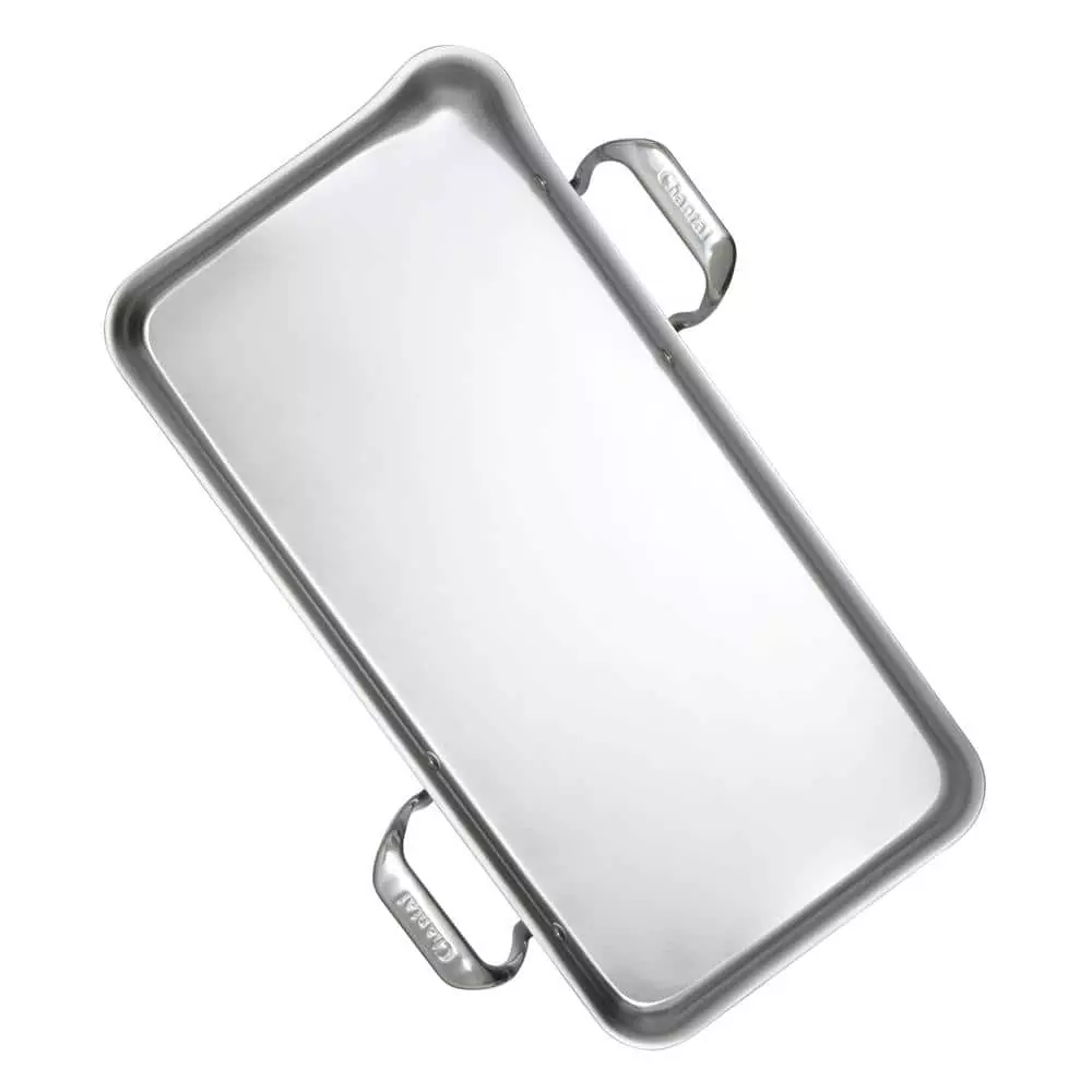 21 Supreme 19 in. Stainless Steel Tri-Ply Griddle by Chantal 5 21 Supreme 19 in. Stainless Steel Tri-Ply Griddle by Chantal - Image 3