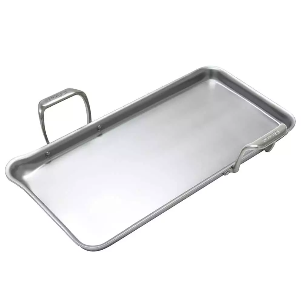 21 Supreme 19 in. Stainless Steel Tri-Ply Griddle by Chantal 3 21 Supreme 19 in. Stainless Steel Tri-Ply Griddle by Chantal