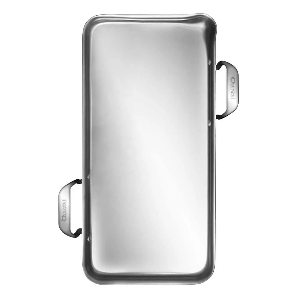 21 Supreme 19 in. Stainless Steel Tri-Ply Griddle by Chantal 4 21 Supreme 19 in. Stainless Steel Tri-Ply Griddle by Chantal - Image 2