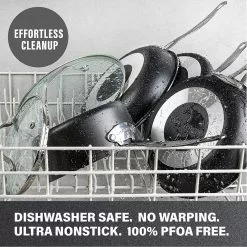 20-Piece Aluminum Ultra-Durable Non-Stick Diamond Infused Cookware and Bakeware Set by GRANITESTONE 21 20-Piece Aluminum Ultra-Durable Non-Stick Diamond Infused Cookware and Bakeware Set by GRANITESTONE -Cookware Sales Shop charcoal granitestone pot pan sets 7081 31 1000