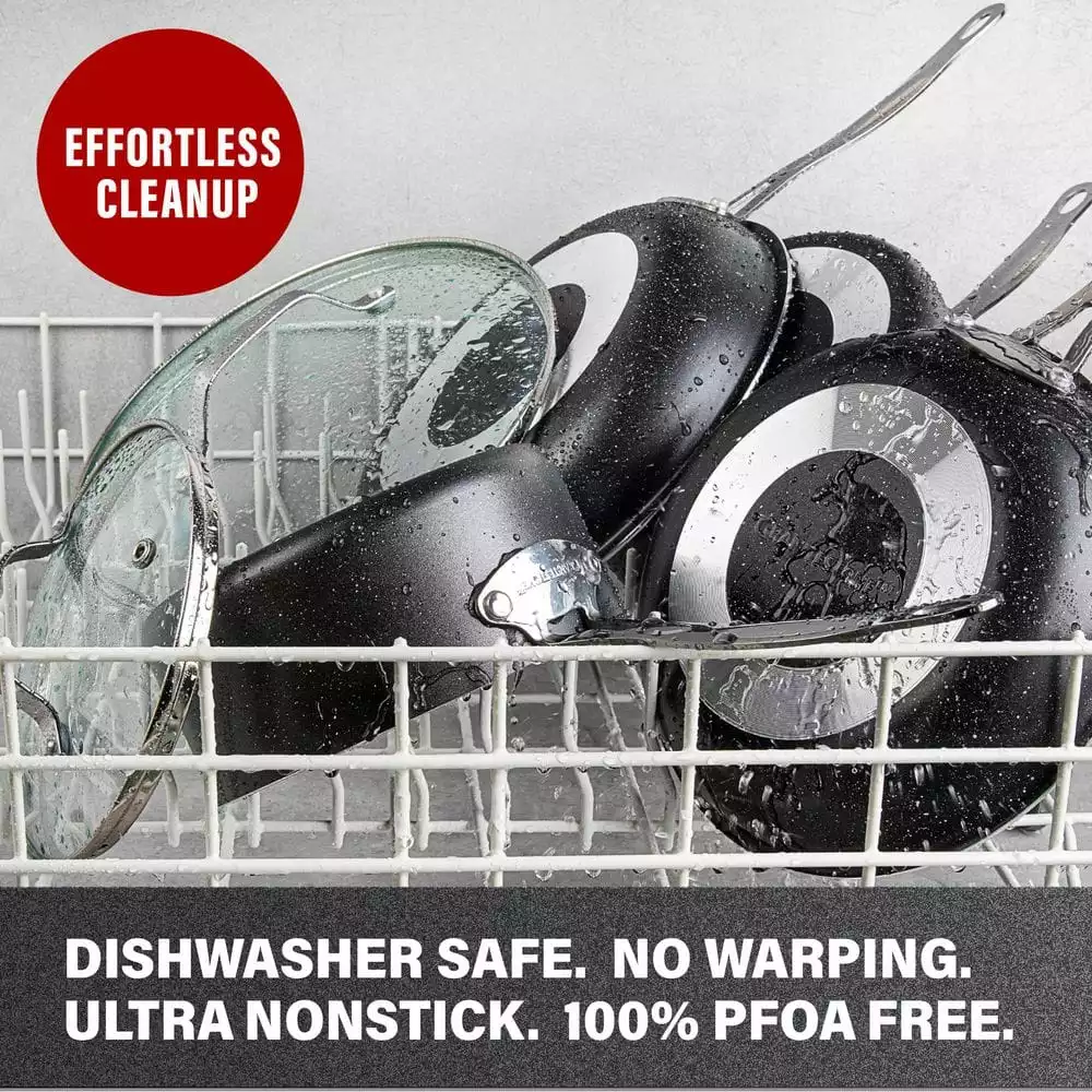 11 in. Aluminum Ultra-Durable Non-Stick Diamond Infused Round Fry Pan by GRANITESTONE 9 11 in. Aluminum Ultra-Durable Non-Stick Diamond Infused Round Fry Pan by GRANITESTONE - Image 7