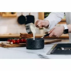 StackMaster 5-Piece Aluminum Non-Stick Diamond Infused Mini Cookware Set by GRANITESTONE -Cookware Sales Shop charcoal granitestone skillets 2716 1f 1000