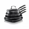 StackMaster 5-Piece Aluminum Non-Stick Diamond Infused Mini Cookware Set by GRANITESTONE 1 StackMaster 5-Piece Aluminum Non-Stick Diamond Infused Mini Cookware Set by GRANITESTONE -Cookware Sales Shop charcoal granitestone skillets 2716 64 1000