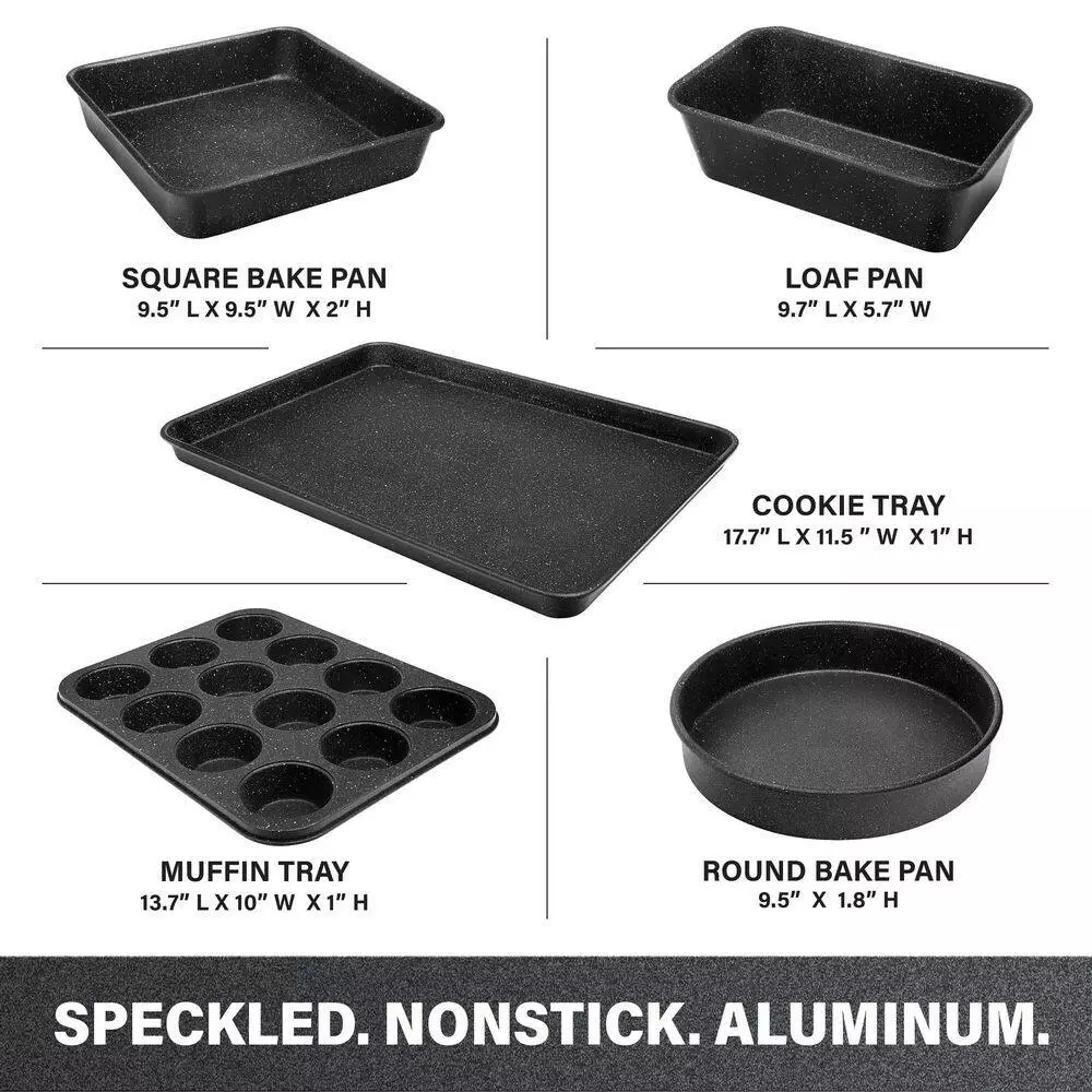 Professional 5-Piece Titanium and Diamond Infused Non-Stick Bakeware Set by GRANITESTONE 6 Professional 5-Piece Titanium and Diamond Infused Non-Stick Bakeware Set by GRANITESTONE - Image 4
