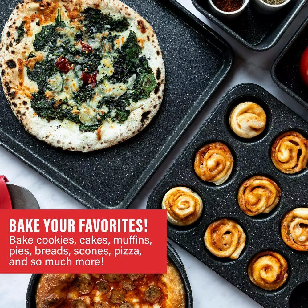 Professional 5-Piece Titanium and Diamond Infused Non-Stick Bakeware Set by GRANITESTONE 9 Professional 5-Piece Titanium and Diamond Infused Non-Stick Bakeware Set by GRANITESTONE - Image 7