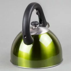 Satin Splendor 11.2-Cup Stovetop Tea Kettle in Chartreuse by Creative Home 13 Satin Splendor 11.2-Cup Stovetop Tea Kettle in Chartreuse by Creative Home -Cookware Sales Shop chartreuse creative home tea kettles 77006 44 1000