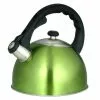 Satin Splendor 11.2-Cup Stovetop Tea Kettle in Chartreuse by Creative Home