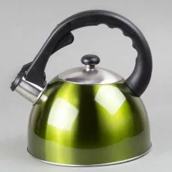 Satin Splendor 11.2-Cup Stovetop Tea Kettle in Chartreuse by Creative Home 14 Satin Splendor 11.2-Cup Stovetop Tea Kettle in Chartreuse by Creative Home -Cookware Sales Shop chartreuse creative home tea kettles 77006 fa 1000