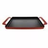 French Enameled 14 in. Rectangular Cast Iron Griddle in Red by Chasseur 1 French Enameled 14 in. Rectangular Cast Iron Griddle in Red by Chasseur -Cookware Sales Shop chasseur griddles ci 3352fr ci 164 64 1000