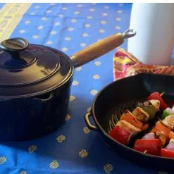 French Enameled 2.5 qt. Cast Iron Sauce Pan in Red with Lid by Chasseur -Cookware Sales Shop chasseur sauce pans ci 3483r ci 59 31 1000