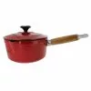 French Enameled 2.5 qt. Cast Iron Sauce Pan in Red with Lid by Chasseur 1 French Enameled 2.5 qt. Cast Iron Sauce Pan in Red with Lid by Chasseur -Cookware Sales Shop chasseur sauce pans ci 3483r ci 59 64 1000