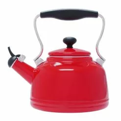 Vintage 6.8-cups Enamel-On-Steel Chili Red Tea Kettle by Chantal 12 Vintage 6.8-cups Enamel-On-Steel Chili Red Tea Kettle by Chantal -Cookware Sales Shop chili red chantal tea kettles 37 vint re 44 1000