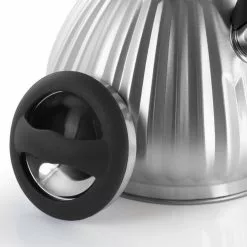 Donato 2.5 Qt. Stainless Steel Round Whistling Tea Kettle Brushed Chrome by Mr. Coffee 11 Donato 2.5 Qt. Stainless Steel Round Whistling Tea Kettle Brushed Chrome by Mr. Coffee -Cookware Sales Shop chrome mr coffee tea kettles 985114961m 4f 1000