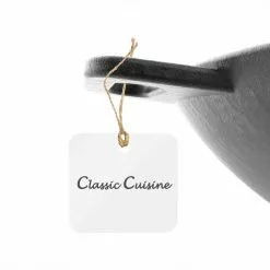Cast Iron Wok with Handles by Classic Cuisine 11 Cast Iron Wok with Handles by Classic Cuisine -Cookware Sales Shop classic cuisine woks stir fry pans hw031086 1f 1000